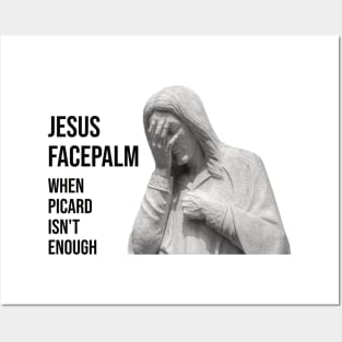 Jesus Facepalm Posters and Art